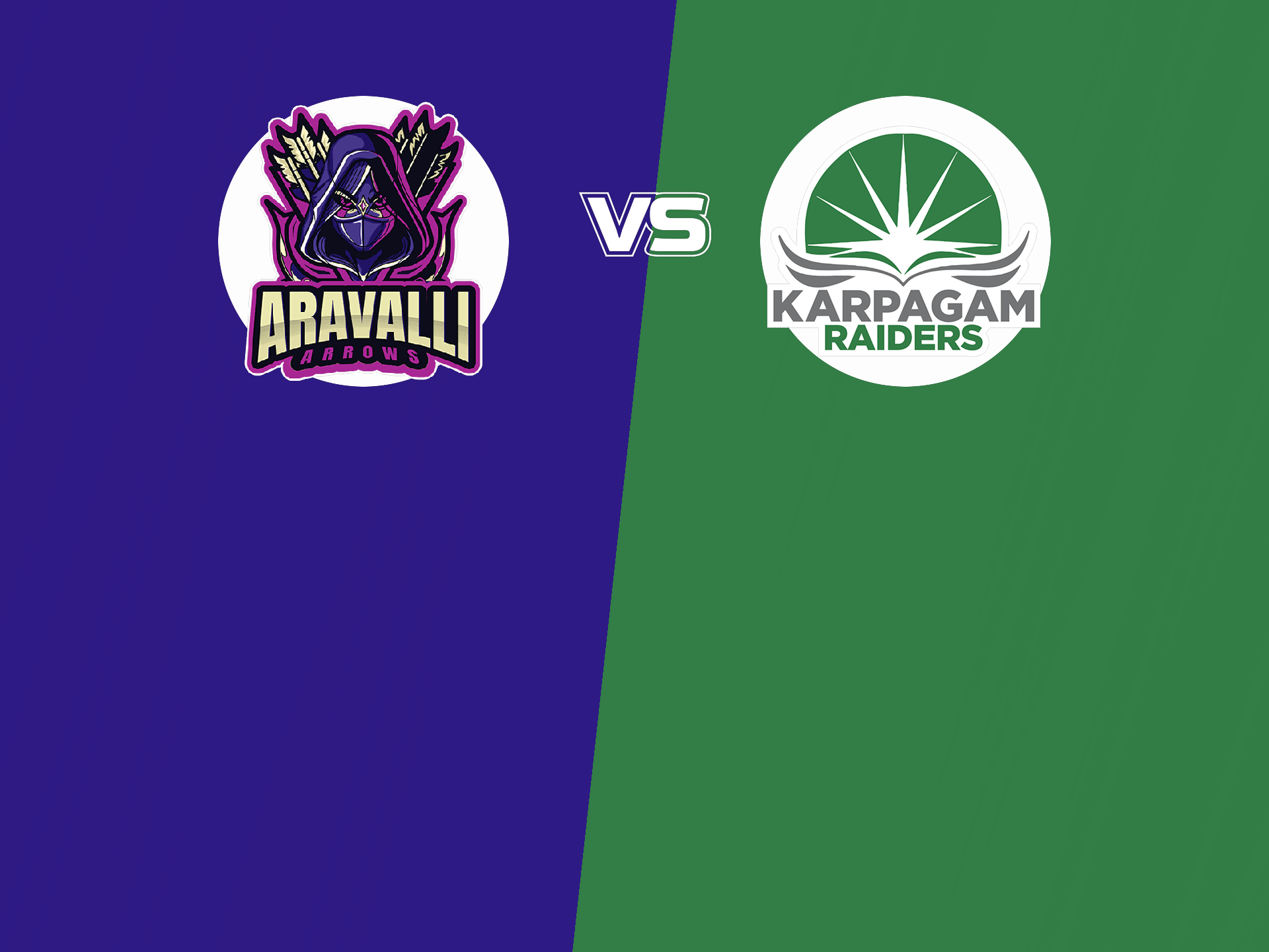 Aravalli Arrows vs Karpagam Raiders