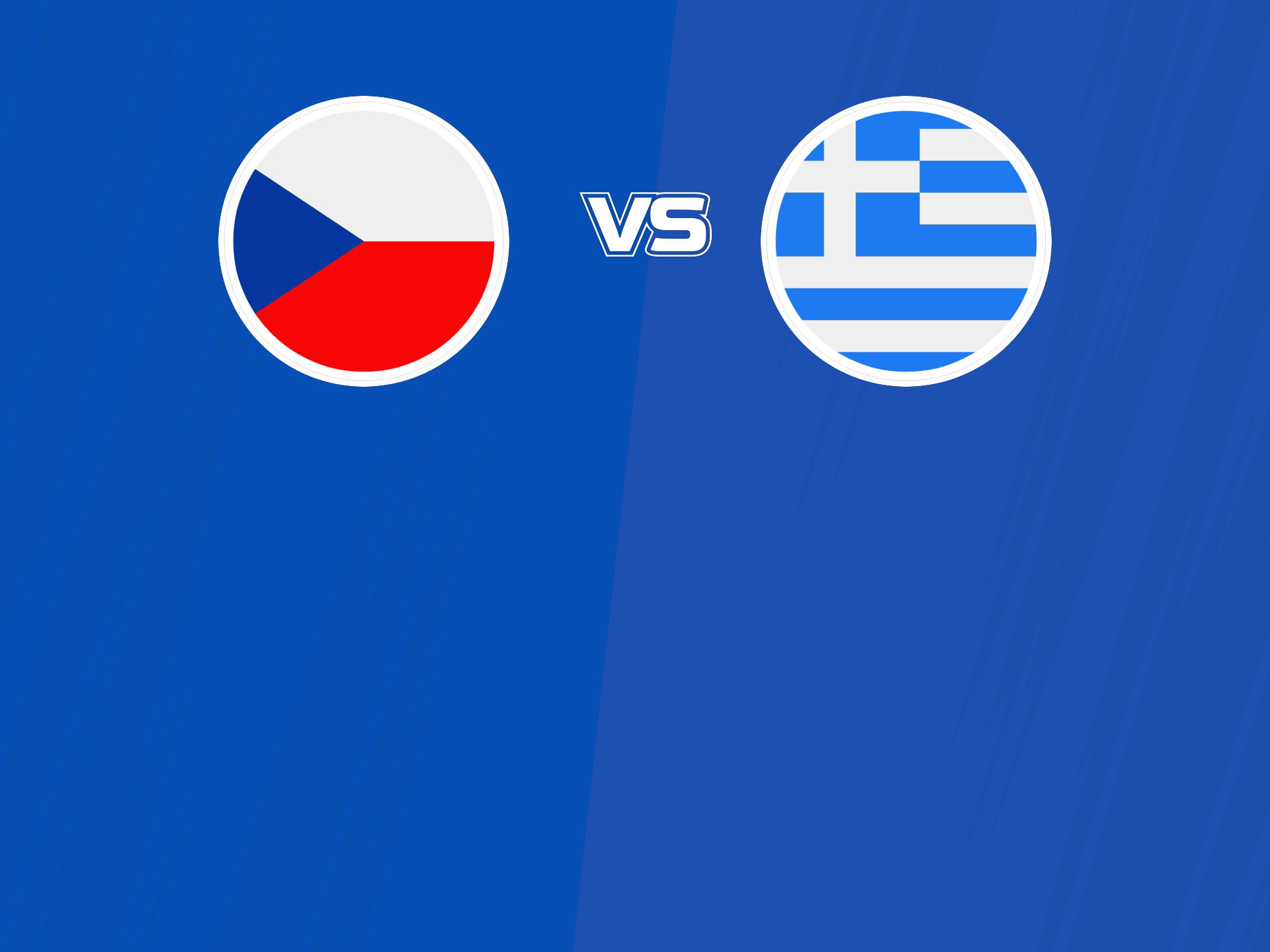 Match 2 of eci czechia: czechia vs greece banner