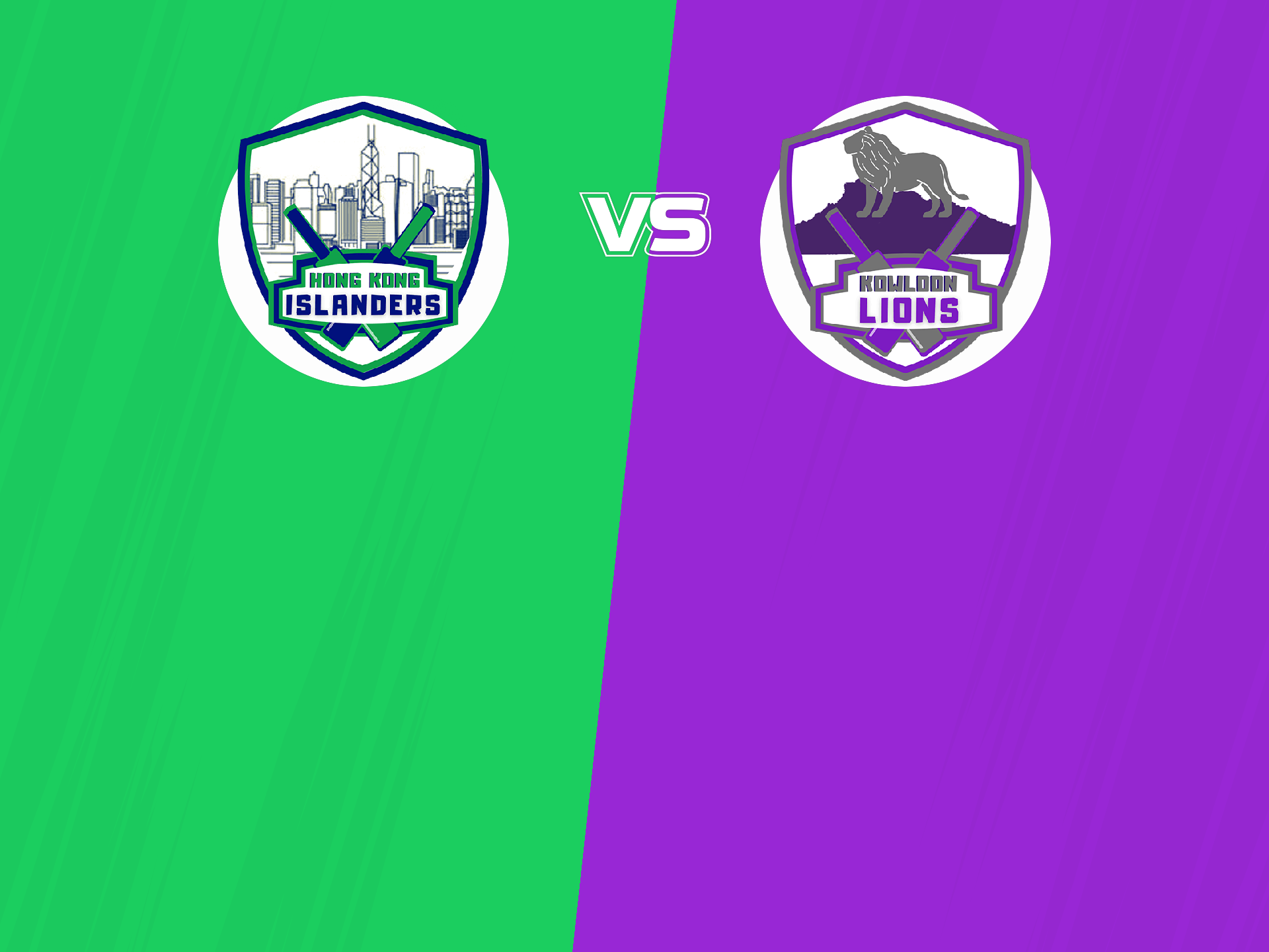 Hong Kong Islanders vs Kowloon Lions Match 1 Match Live cricket Score
