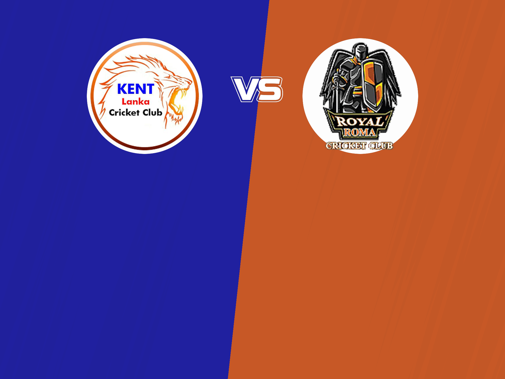 Match 39 of ecs italy, rome, 2023: kent lanka vs royal roma banner