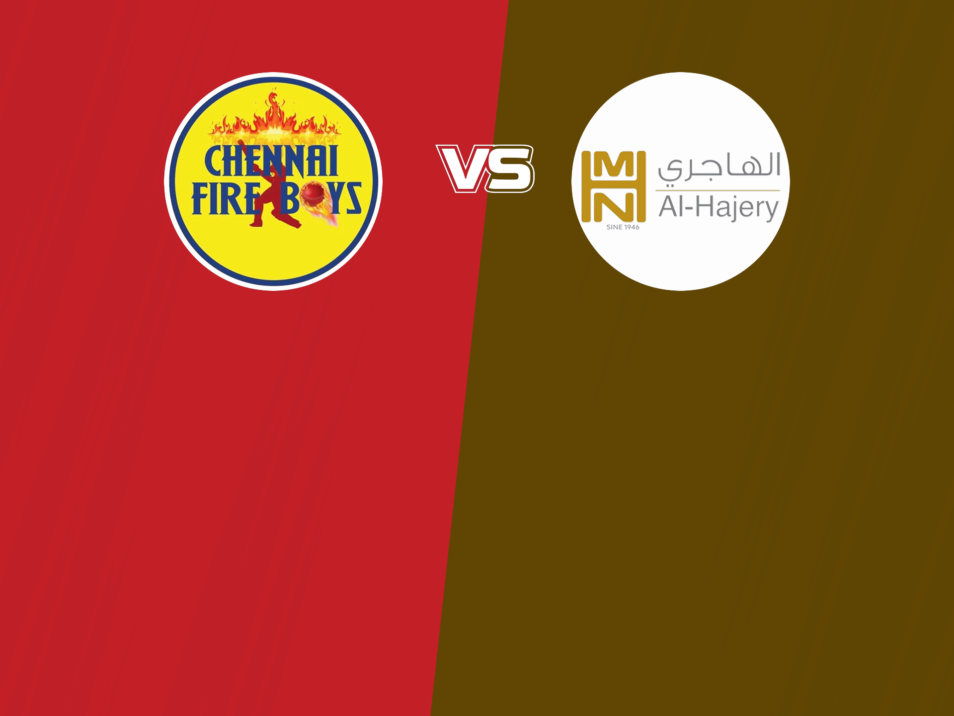 Match 38 of kcc t10 emerging league, 2023: chennai fire boys vs al hajery xi banner