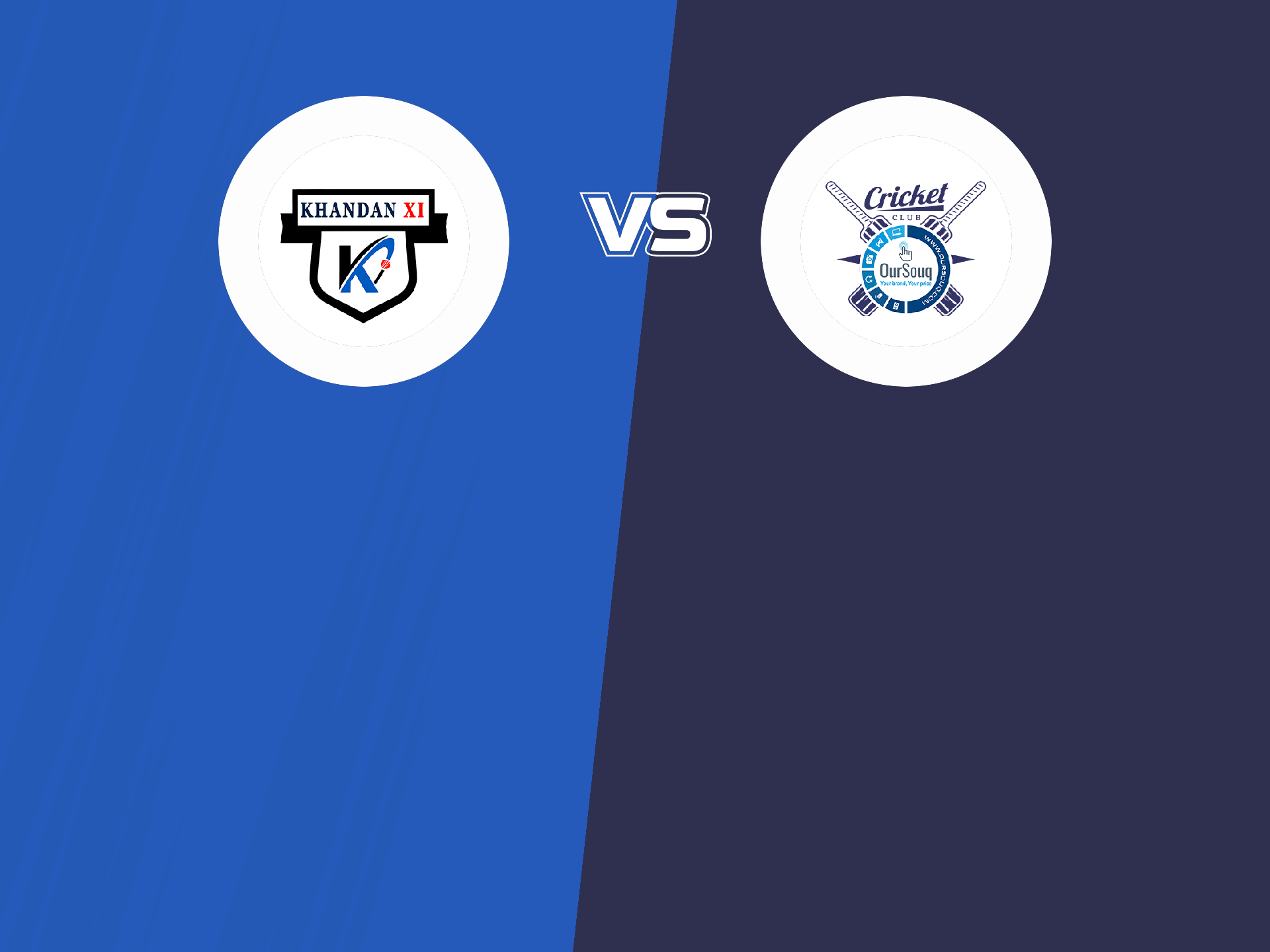 Match 28 of sharjah ramadan s10 league: khandan xi vs our souq cricket club banner