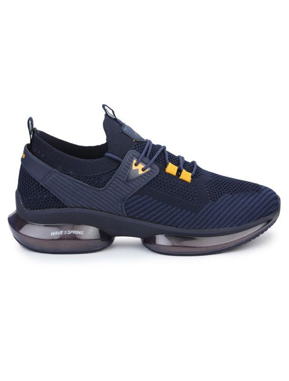 Buy Men Navy Blue & Mustard BOSS Sports Shoes From Fancode Shop.