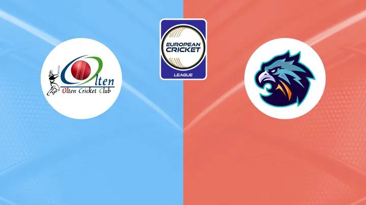 European cricket league 2020 live deals score