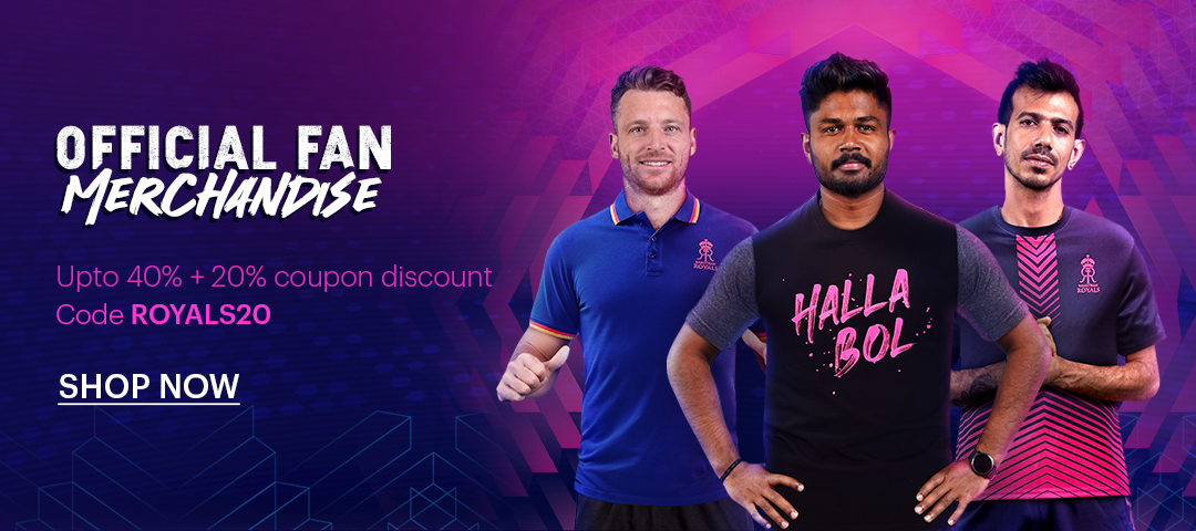 Rajasthan Royals Official Store - Buy RR Merchandise Online