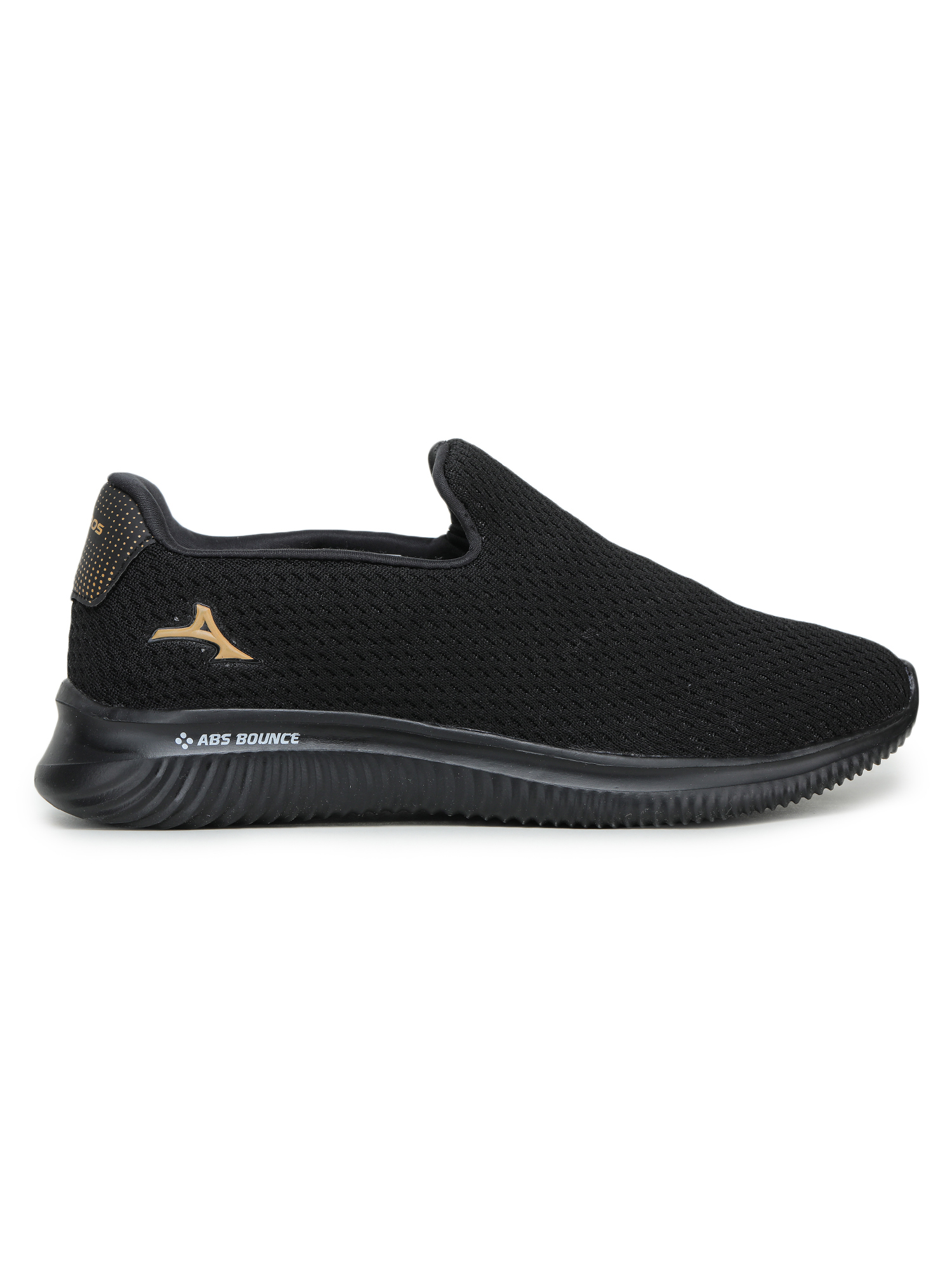 Men Black and Brown Flyer-N Slip-On Running Shoes