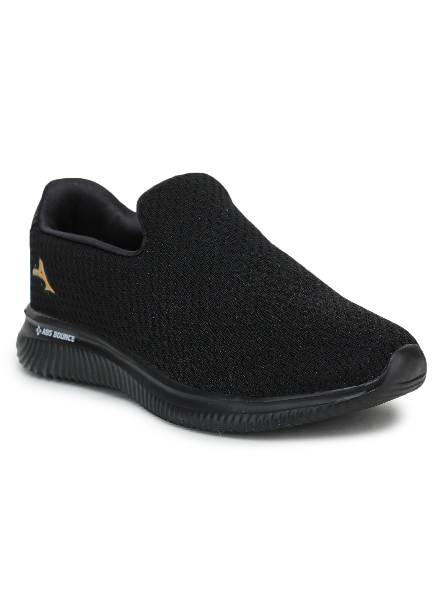 Abros Men Black and Brown Flyer-N Slip-On Running Shoes (2)