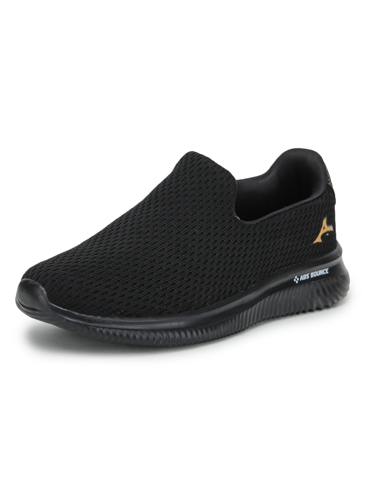 Abros Men Black and Brown Flyer-N Slip-On Running Shoes (3)