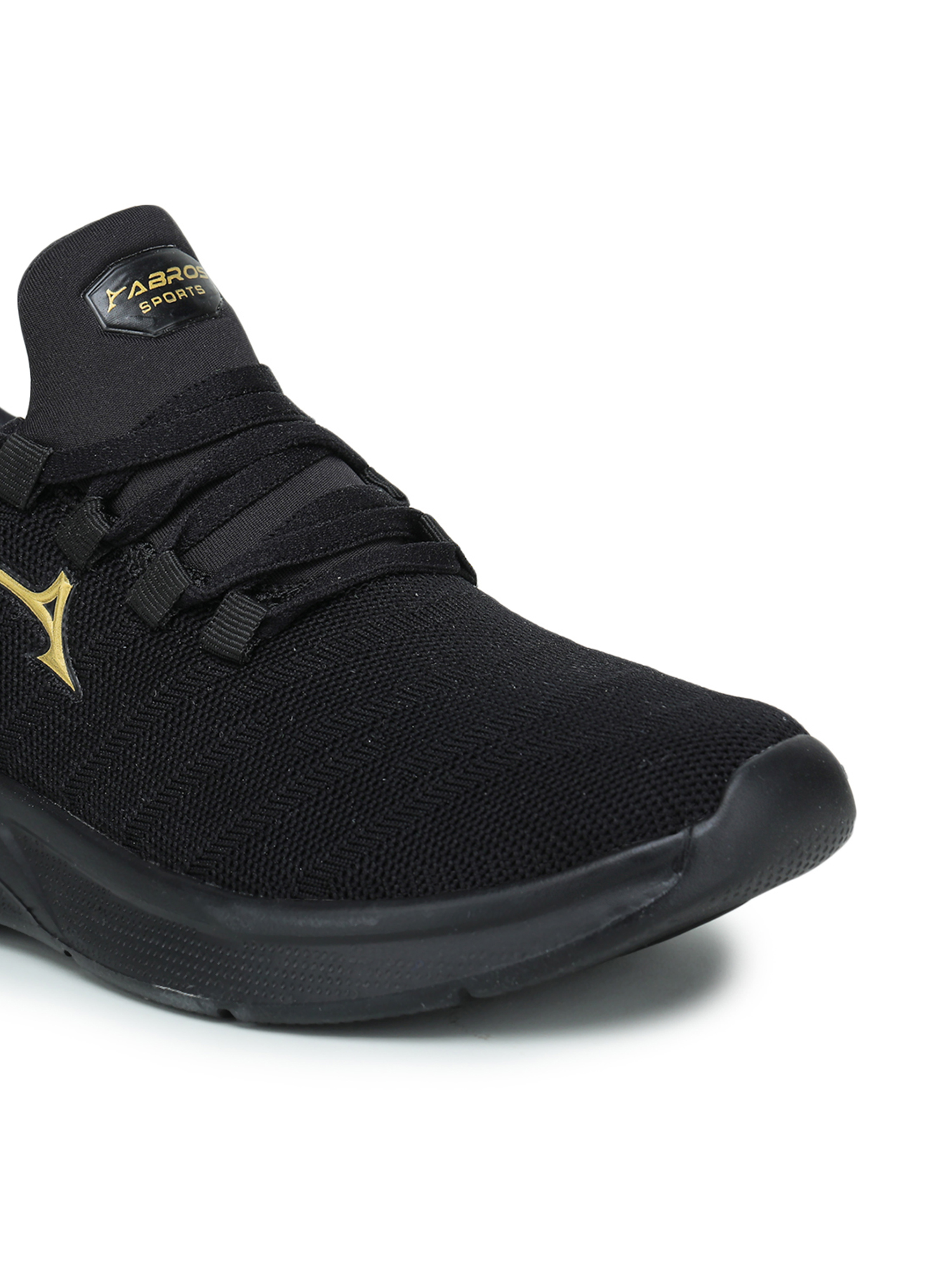 Abros Men Black and Gold Oakland-N Running Sports Shoes (6)