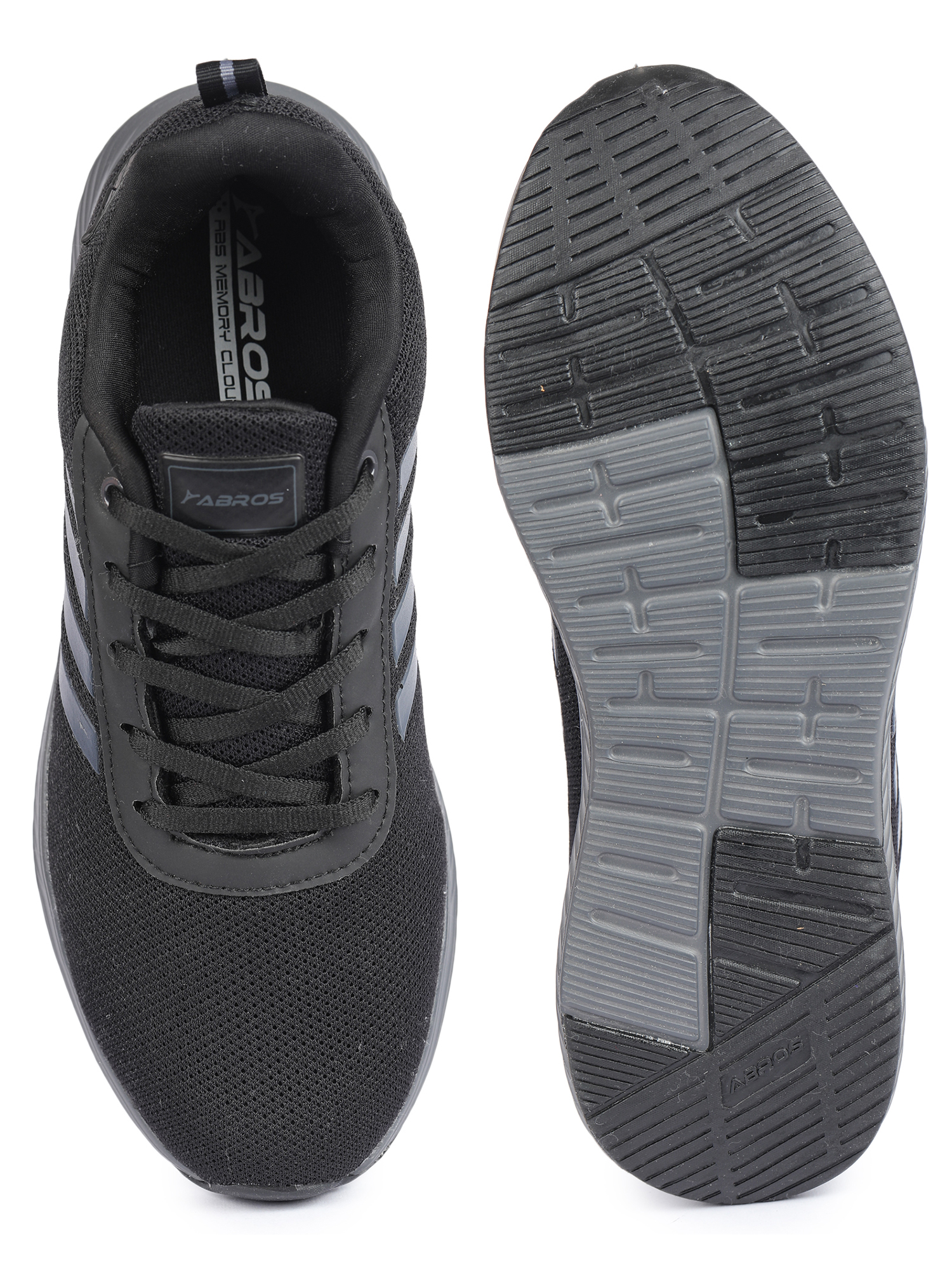 Abros Men Black and Grey Prime Pro Running Sports Shoes (5)