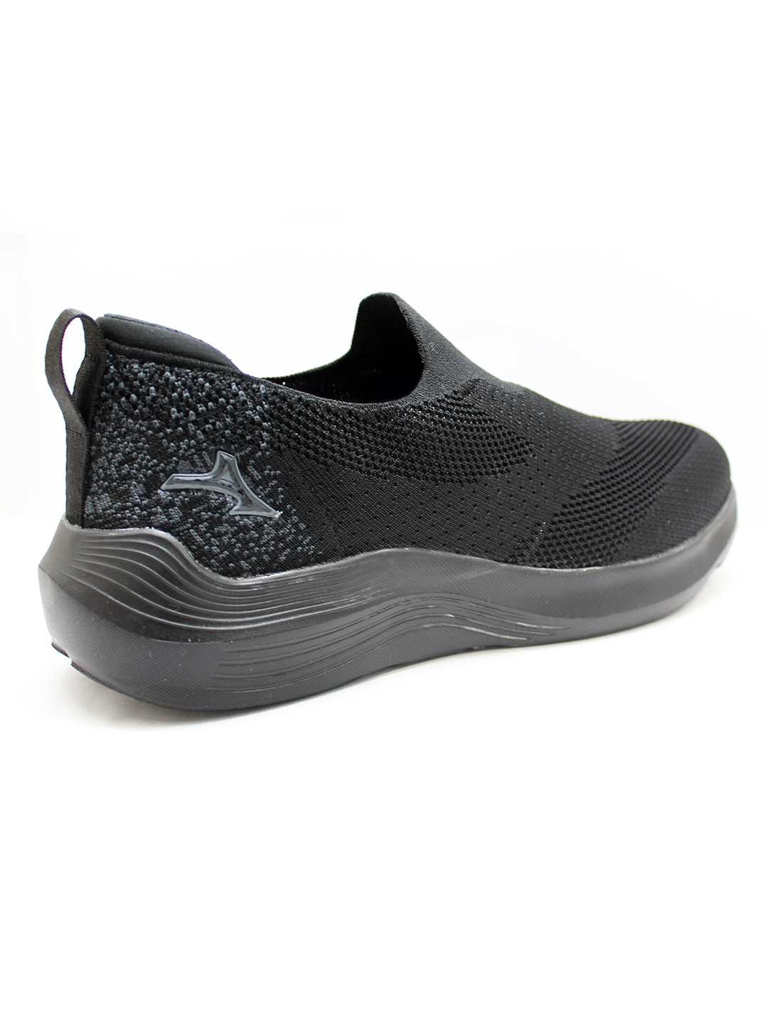 Abros Men Black & Dark Grey Classic Running Sports Shoes (3)