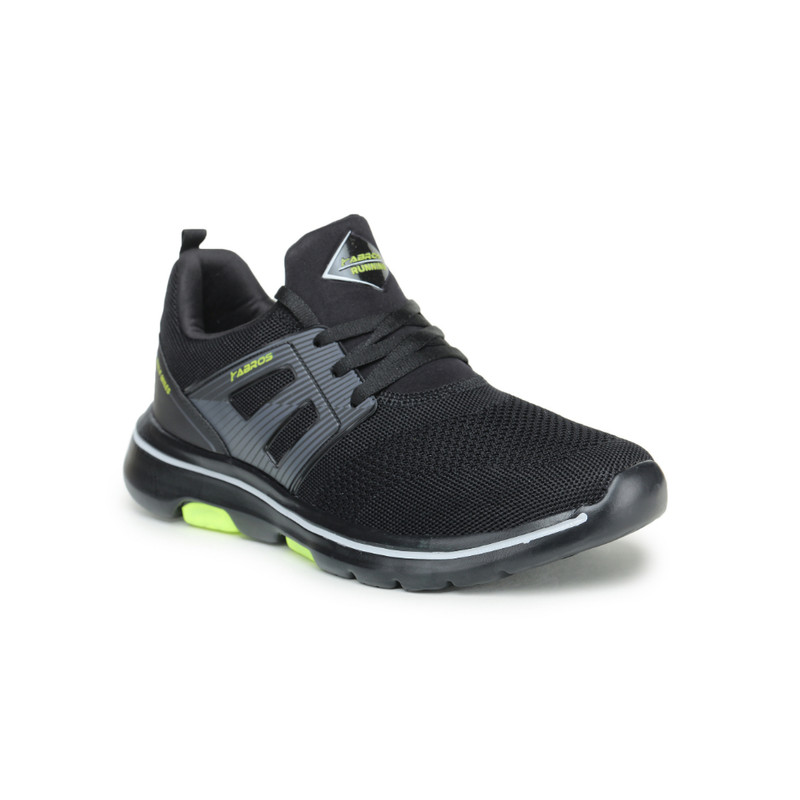 Abros Men Black & Green COMET Sports Shoes (2)