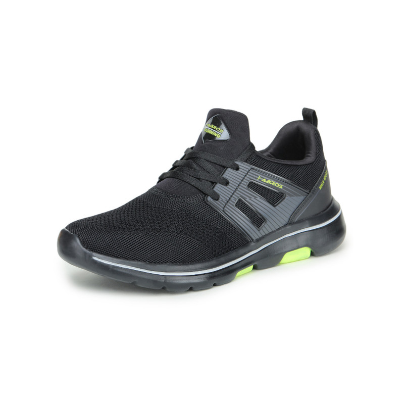 Abros Men Black & Green COMET Sports Shoes (3)
