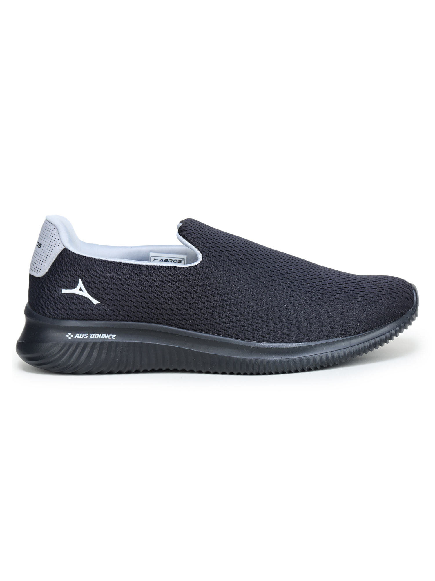 Abros Men Black & Light Grey Swinger Running Sports Shoes (1)