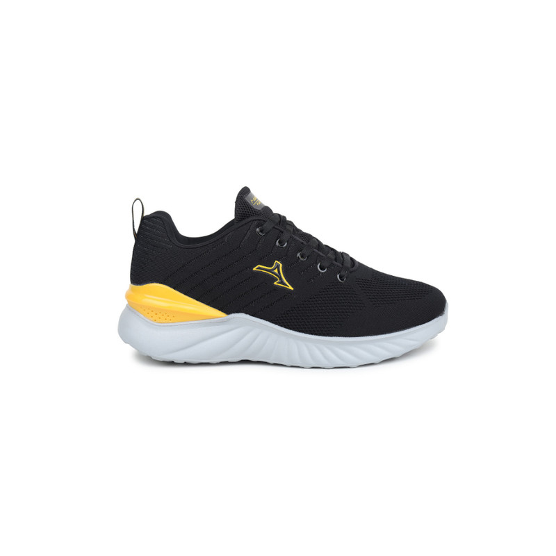 Abros Men Black & Mustard ROGER Sports Shoes