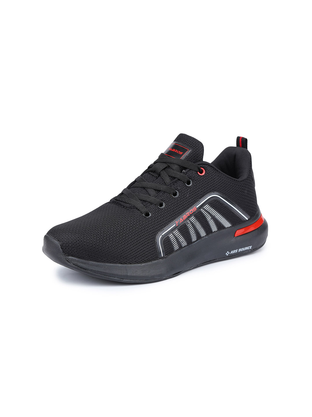 Abros Men Black & Red Anthony Running Shoes (3)