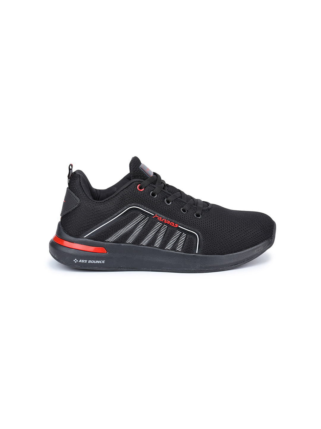 Abros Men Black & Red Anthony Running Shoes (1)