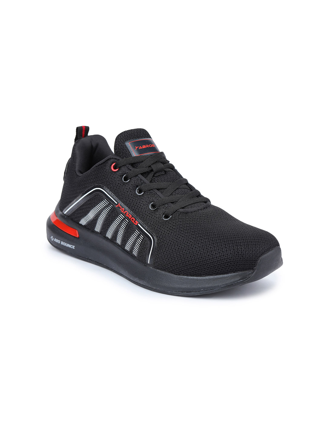 Abros Men Black & Red Anthony Running Shoes (5)