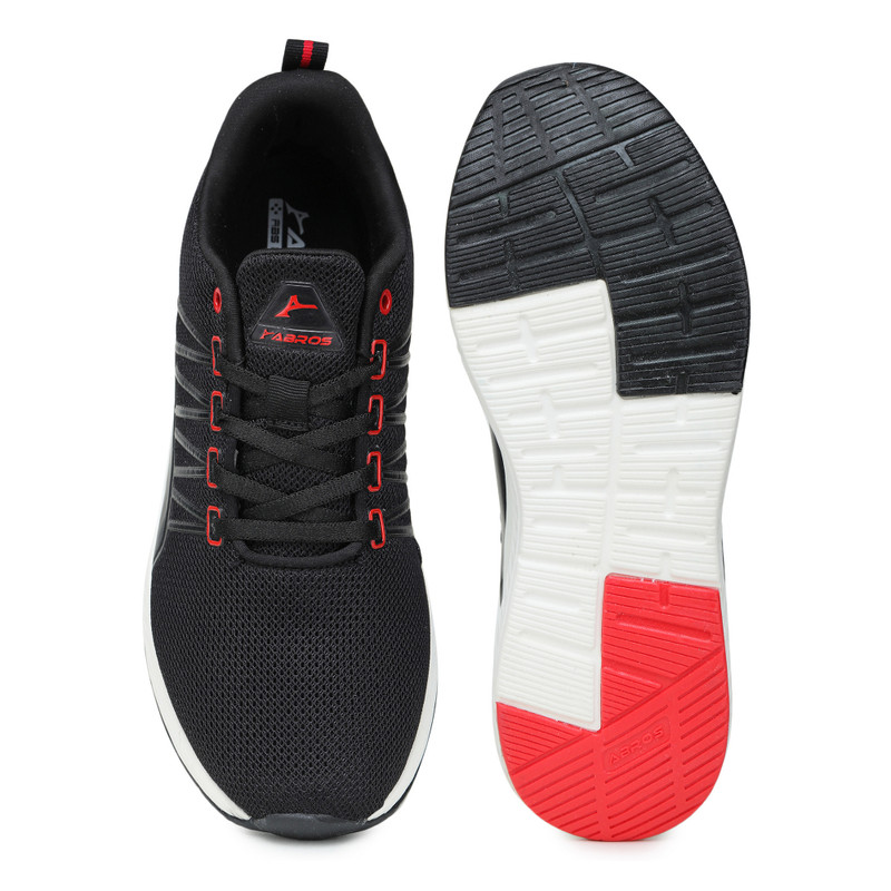 Abros Men Black & Red ARIZONA Sports Shoes (4)