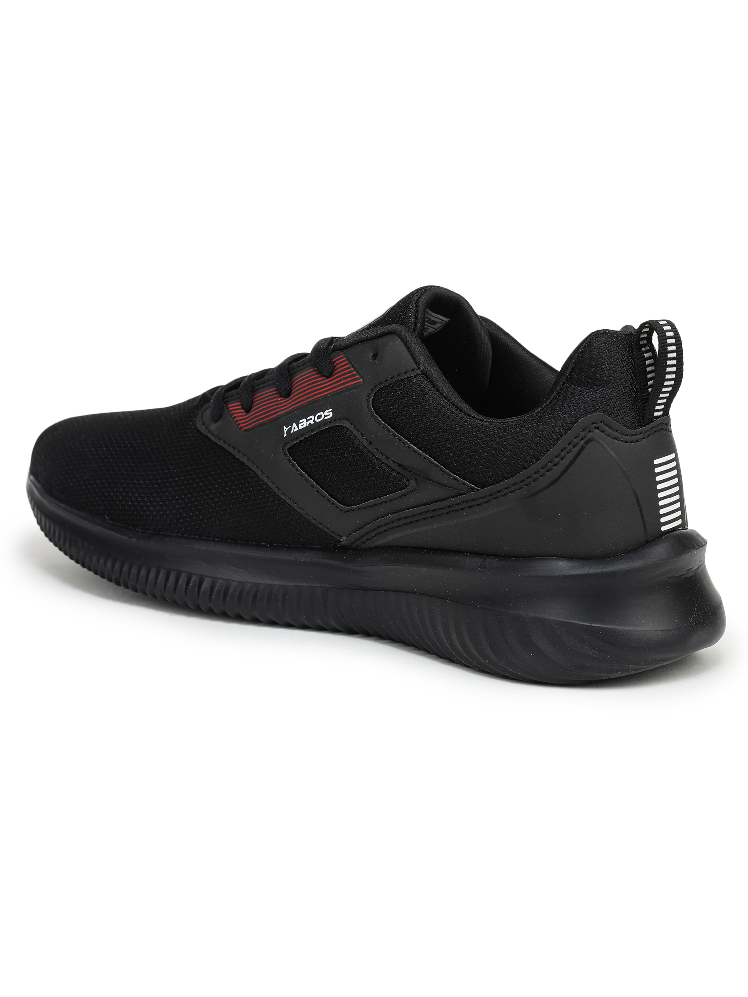 Abros Men Black & Red Glide-N Running Sports Shoes (5)