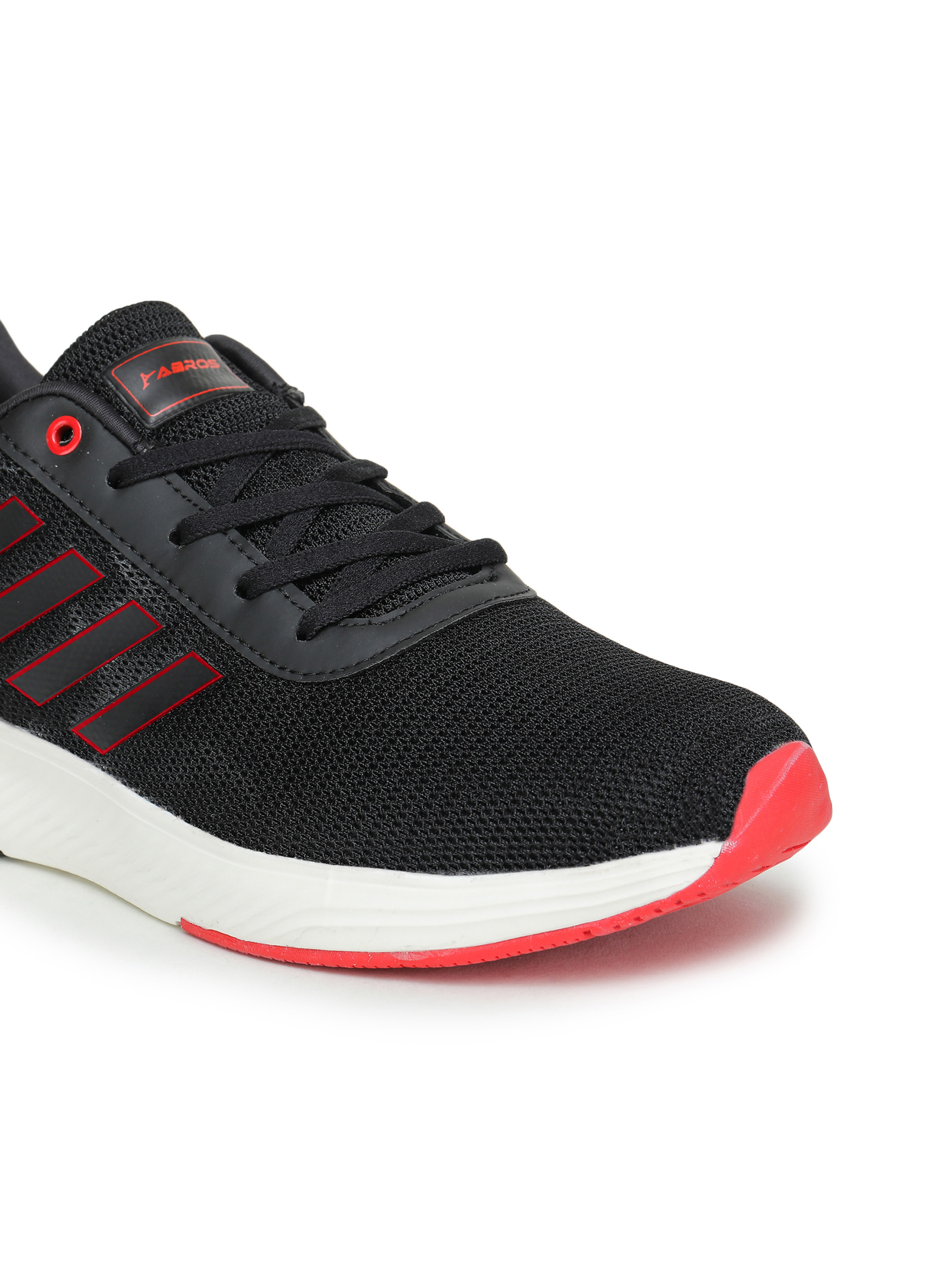 Abros Men Black & Red Prime Pro Running Sports Shoes (5)