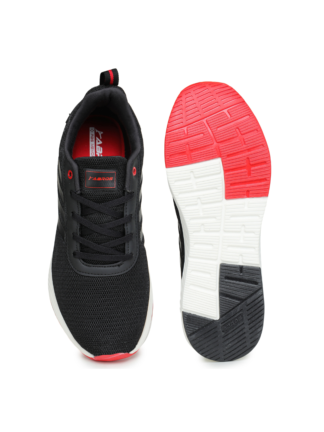 Abros Men Black & Red PRIME Sport Shoes (5)