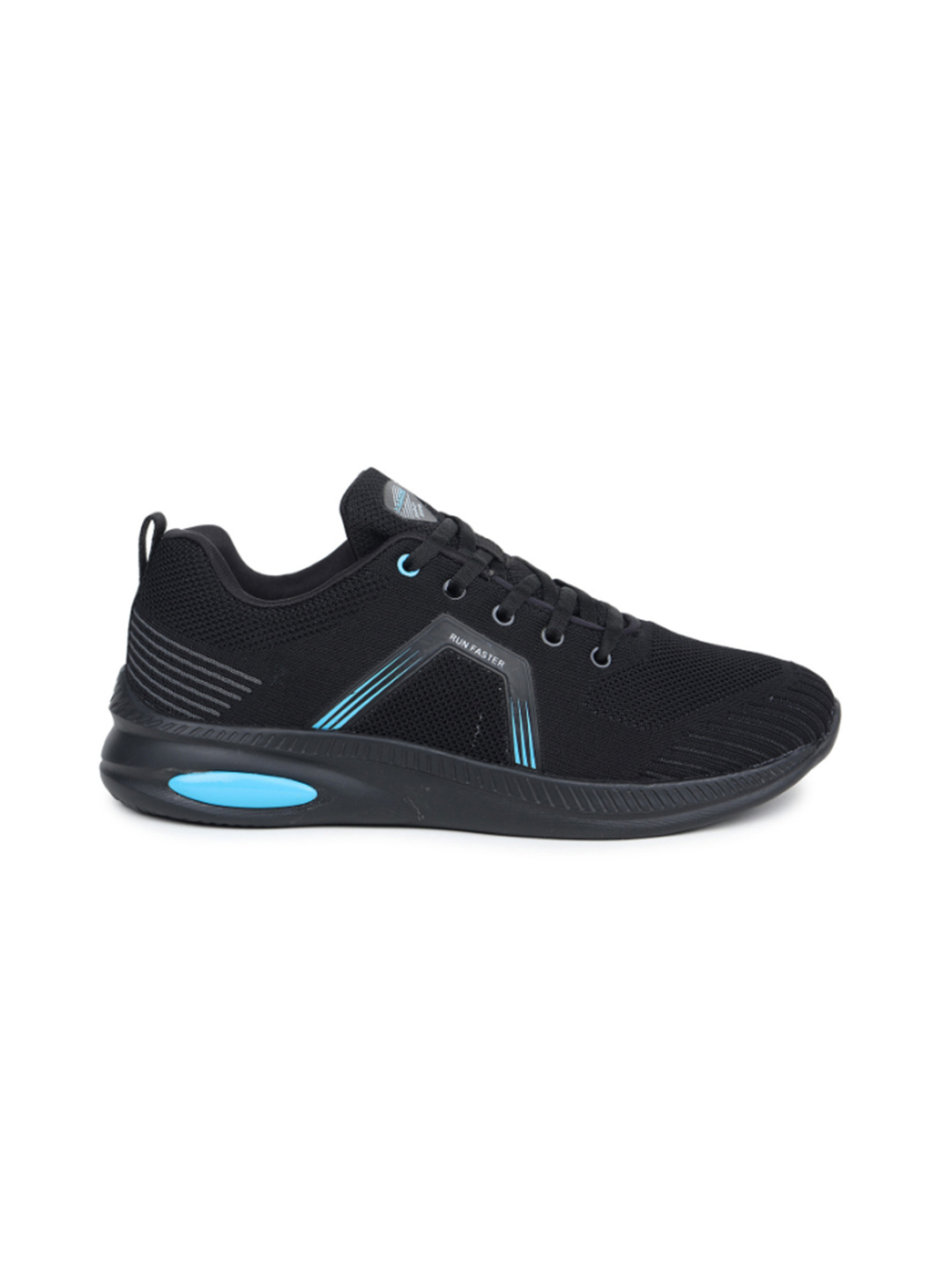 Abros Men Black & Turquoise Blue STINGER Sports Shoes (1)
