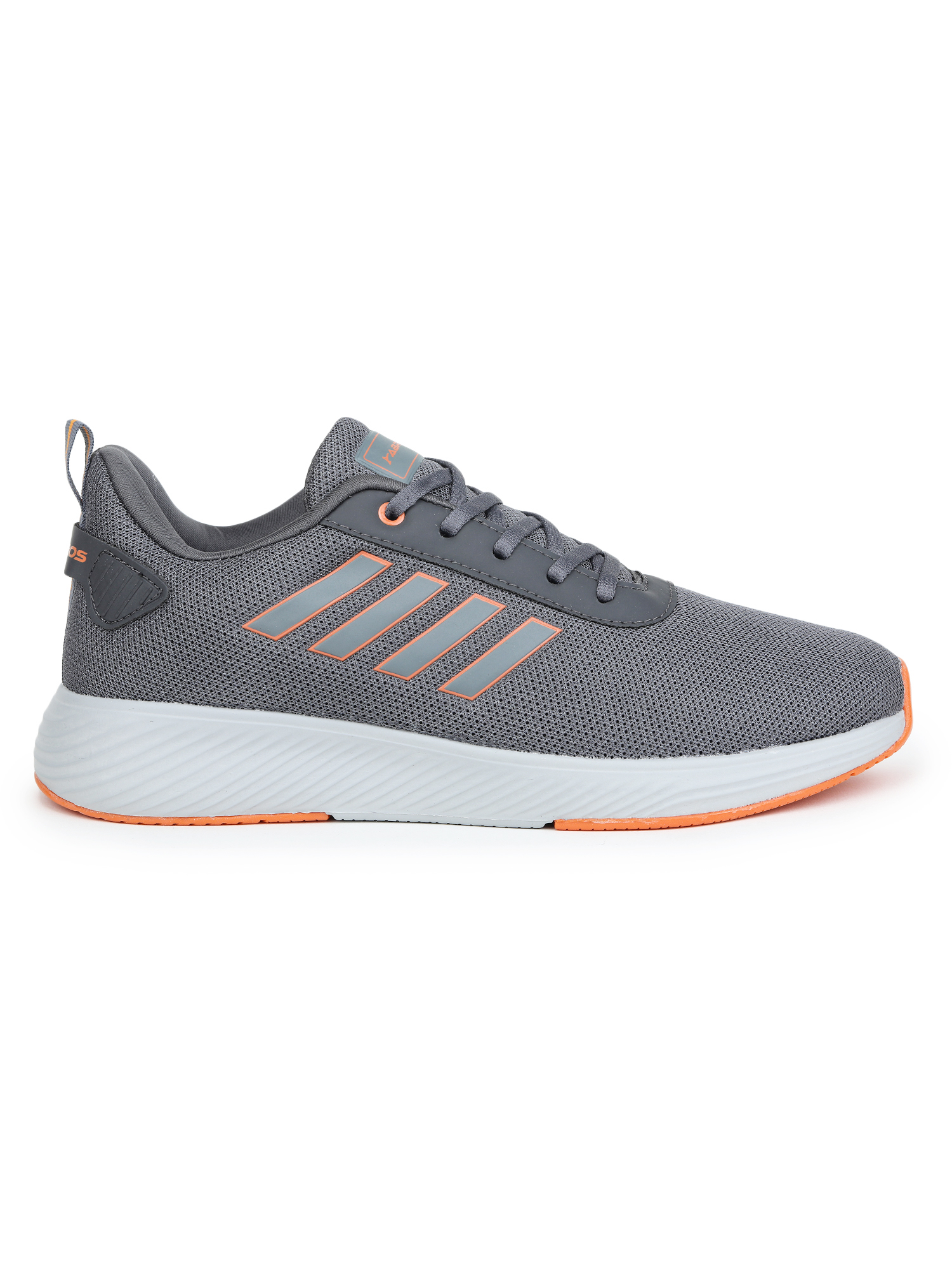 Abros Men Dark Grey & Orange Prime Pro Running Sports Shoes (1)