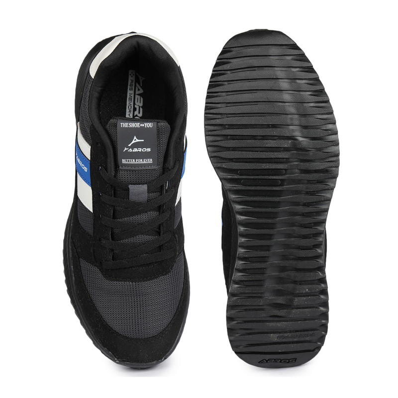 Abros Men Grey & Black PANTHER Sports Shoes (4)