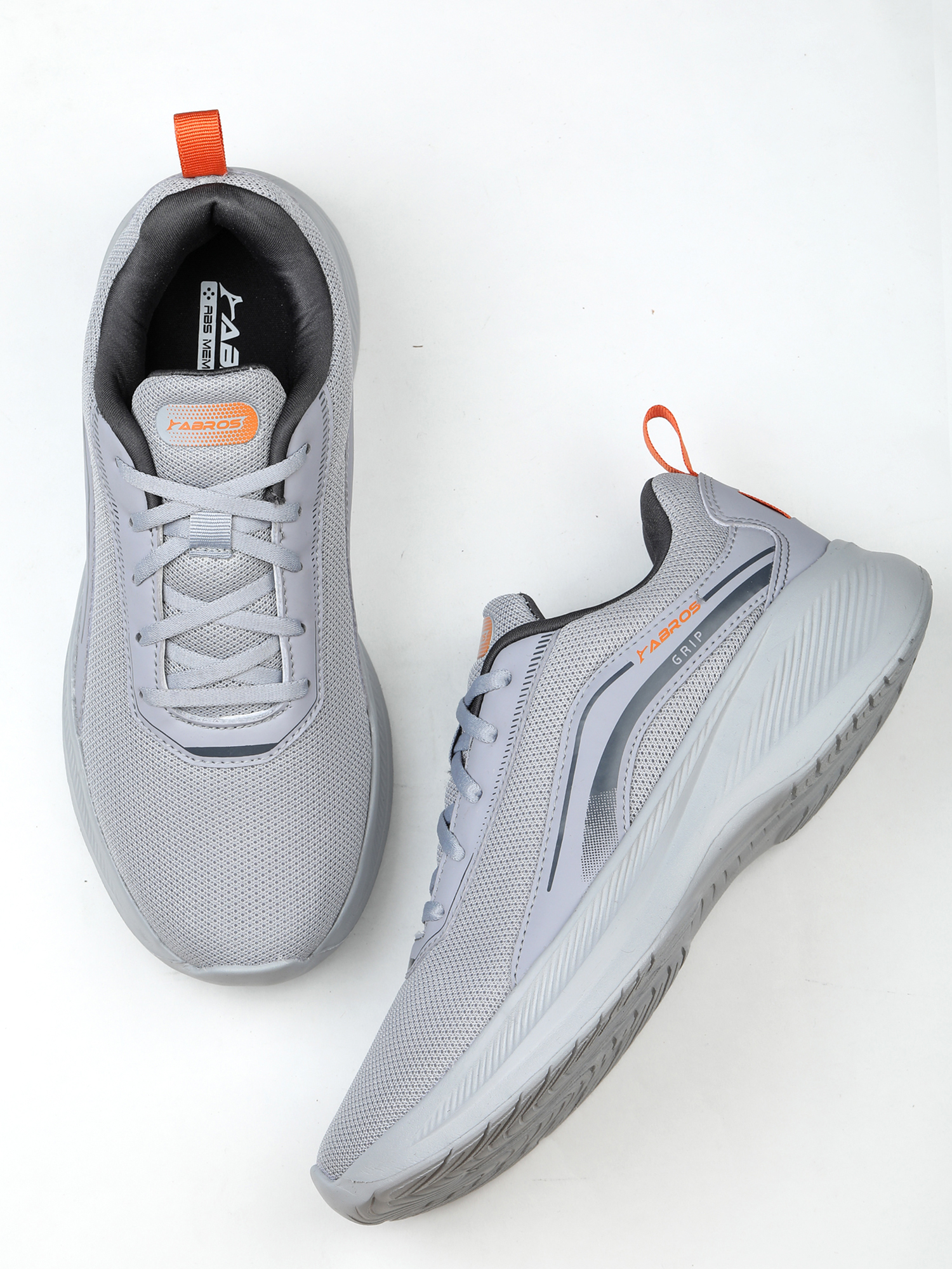 Abros Men Grey Eeco Running Sports Shoes (4)