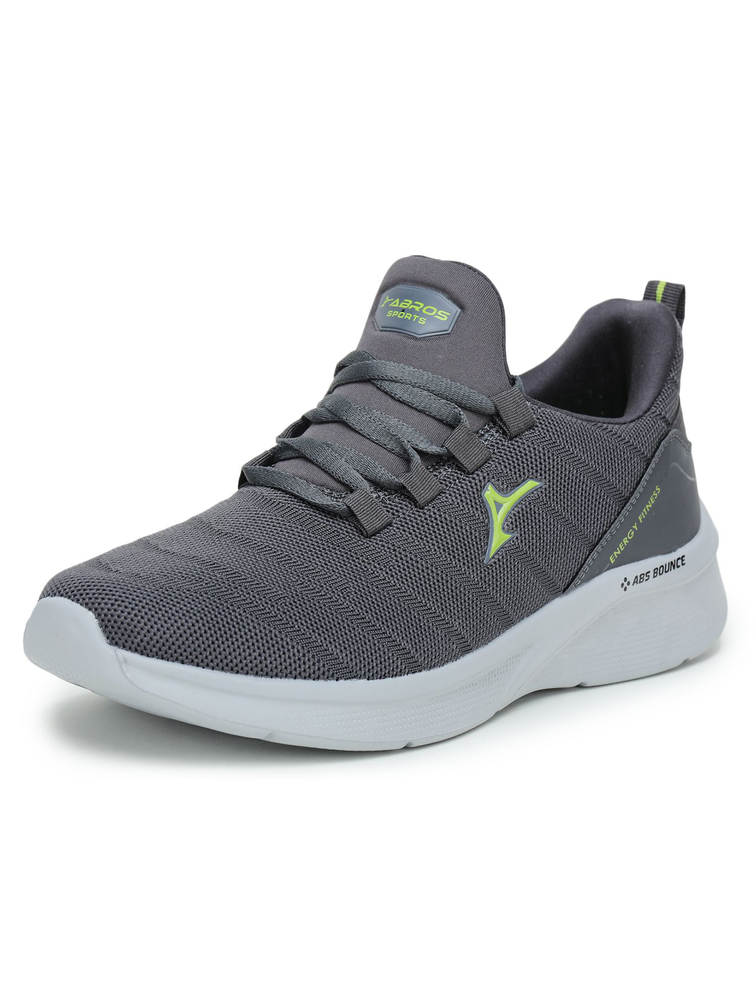 Abros Men Grey & Green OAKLAND Sports Shoes (3)