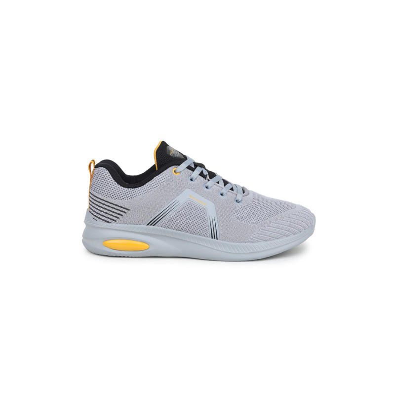 Men Grey & Mustard STINGER Sports Shoes