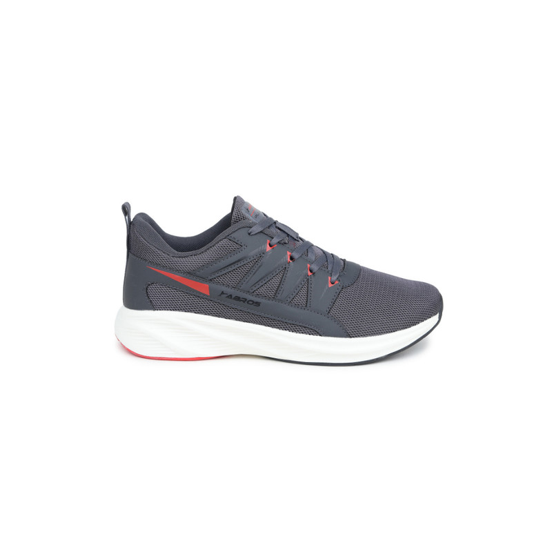 Abros Men Grey & Red JOLT Sports Shoes (1)