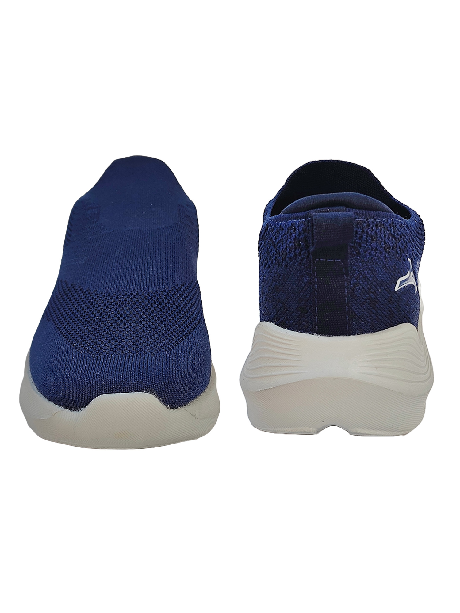 Abros Men Navy Blue and Grey Classic Slip-On Running Shoes (6)