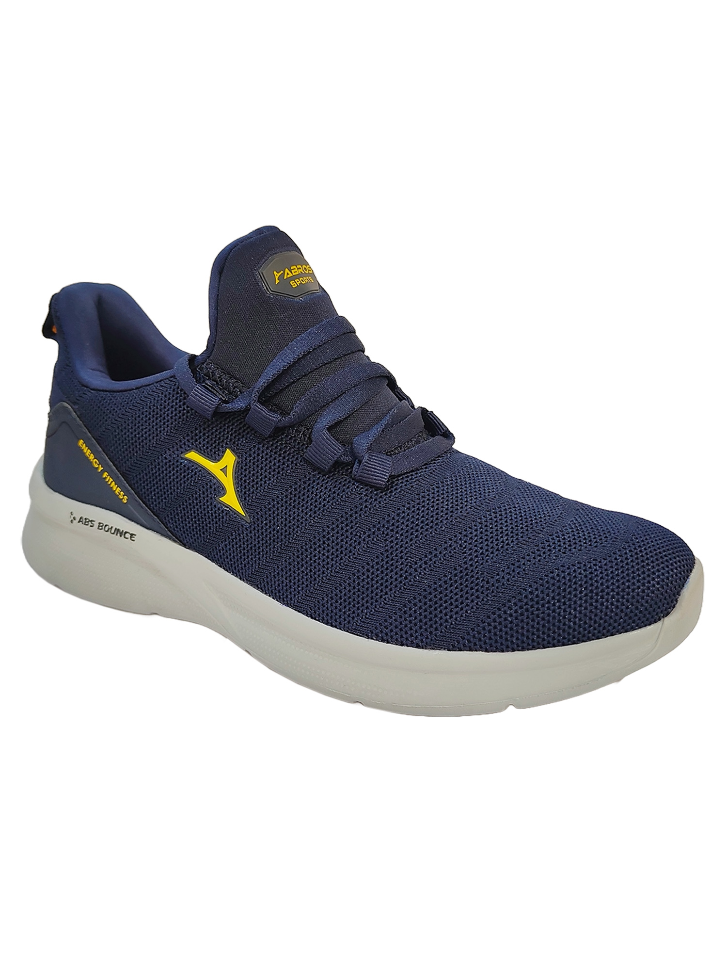 Abros Men Navy Blue and Mustard Oakland-N Running Sports Shoes (2)