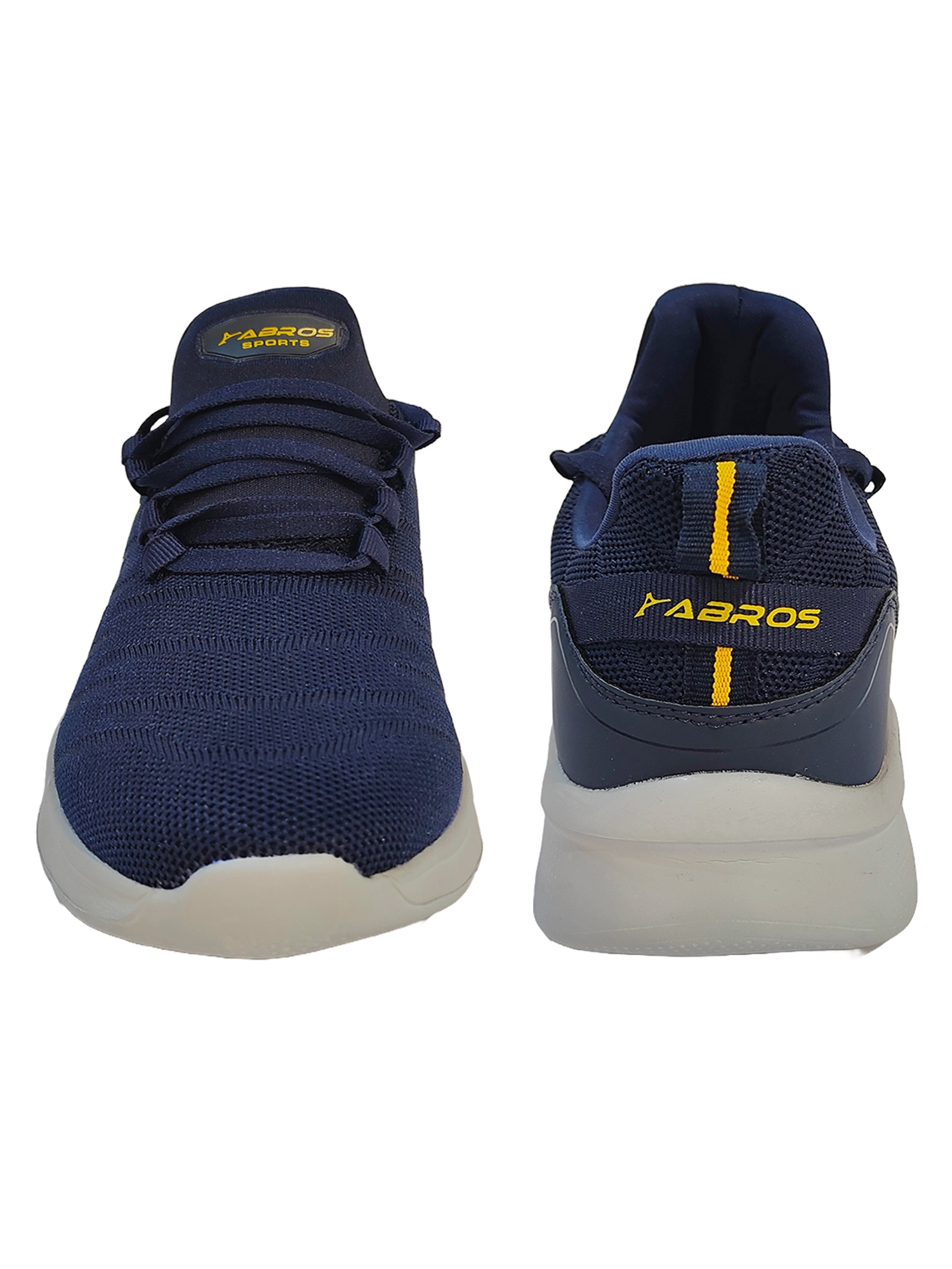 Abros Men Navy Blue and Mustard Oakland-N Running Sports Shoes (6)