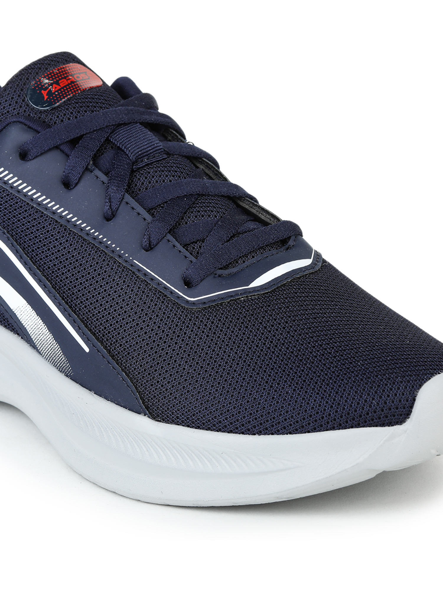 Abros Men Navy Blue and Red Eeco Running Sports Shoes (6)