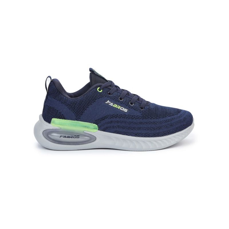 Abros Men Navy Blue & Green EVANDER Sports Shoes (1)
