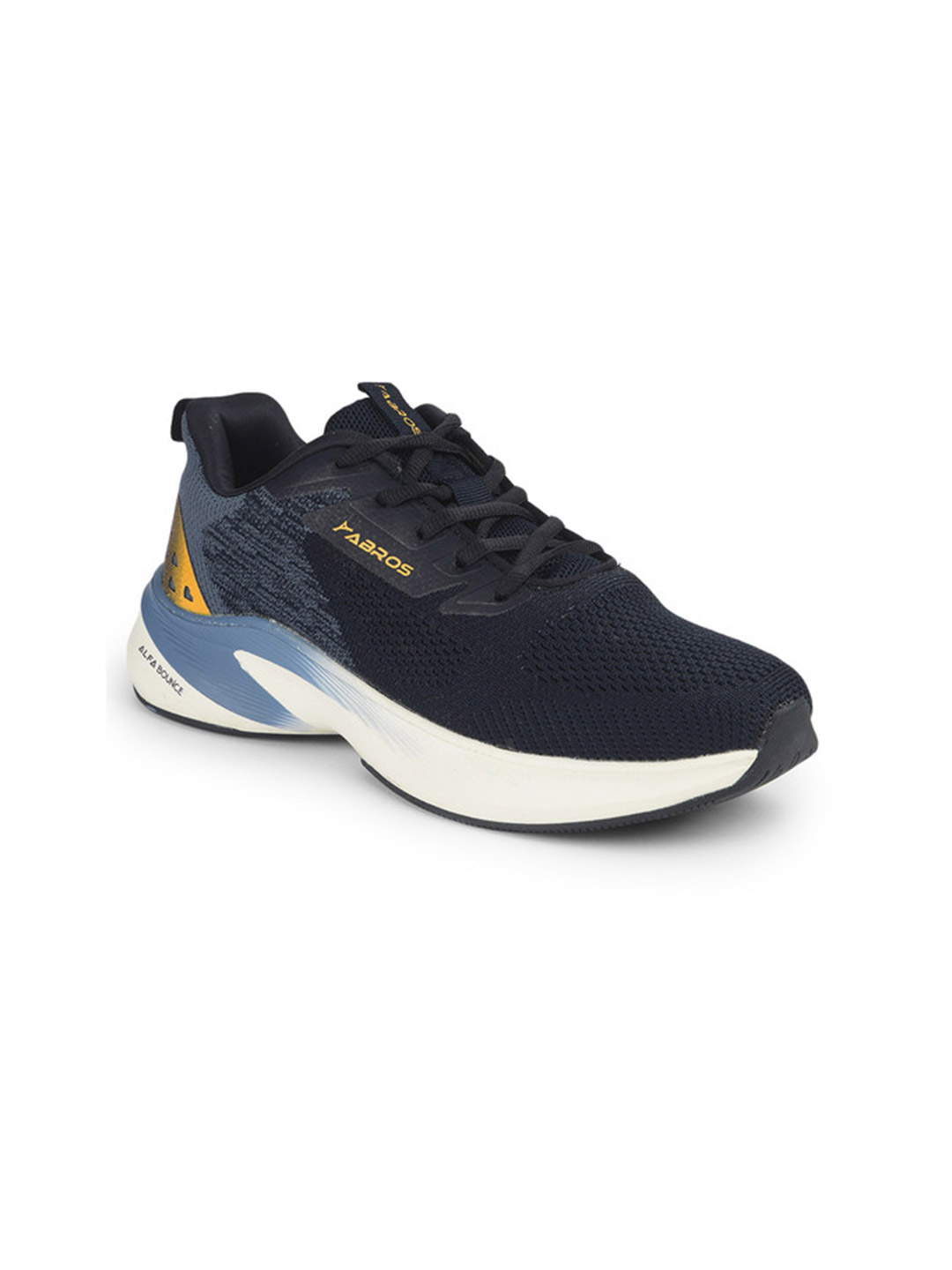 Buy Men Navy Blue Grey Tesla-O Running Shoes From Fancode - Main Image