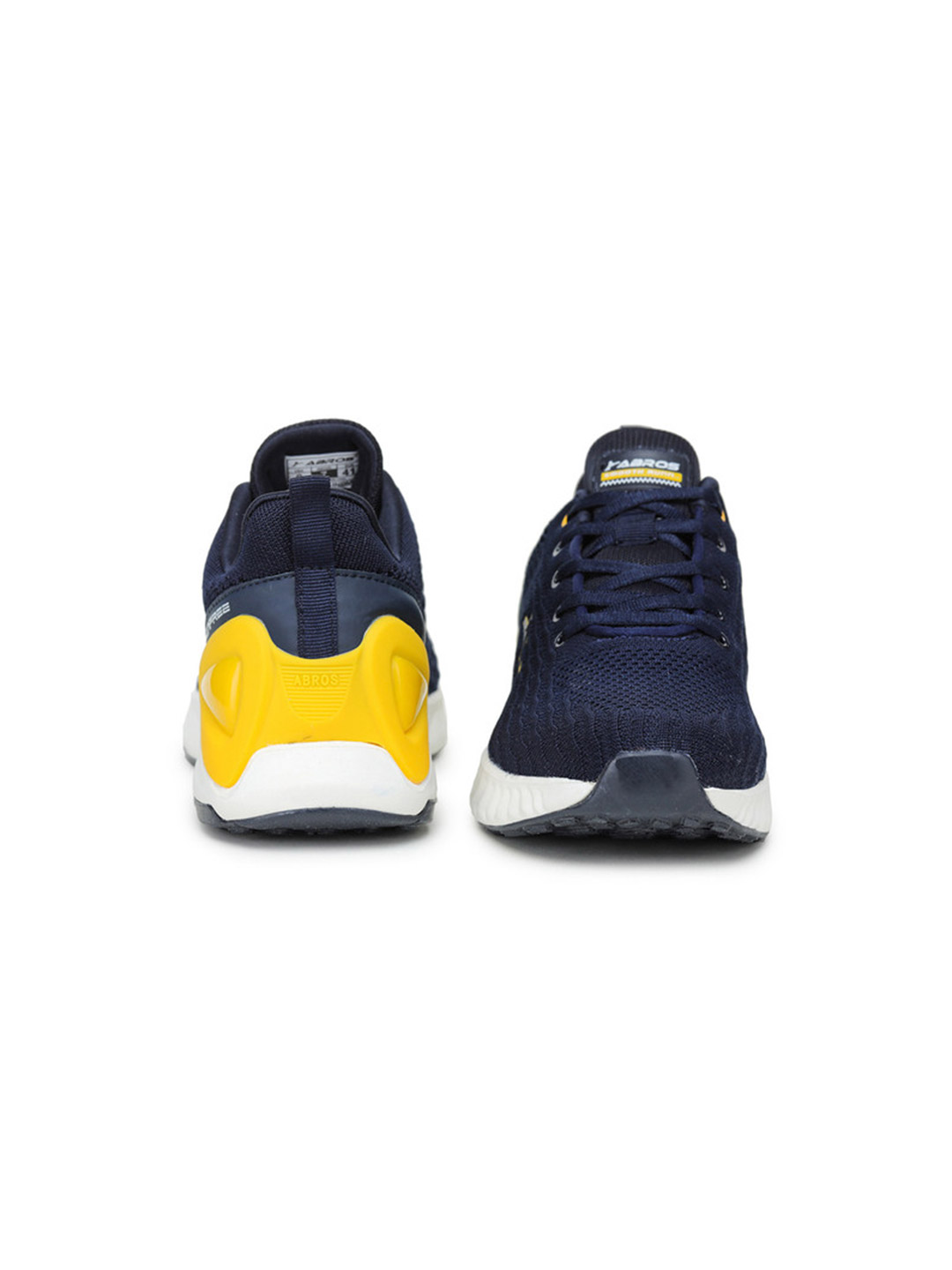 Abros Men Navy Blue & Mustard Altra-O Running Shoes (2)