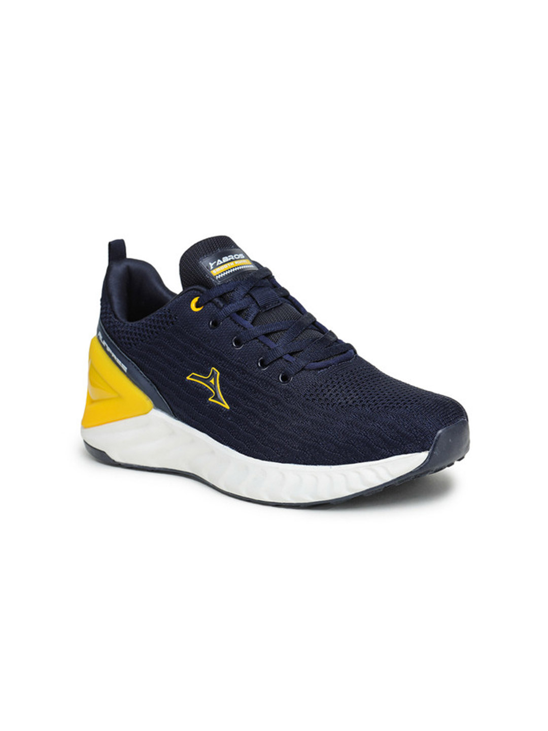 Abros Men Navy Blue & Mustard Altra-O Running Shoes (3)