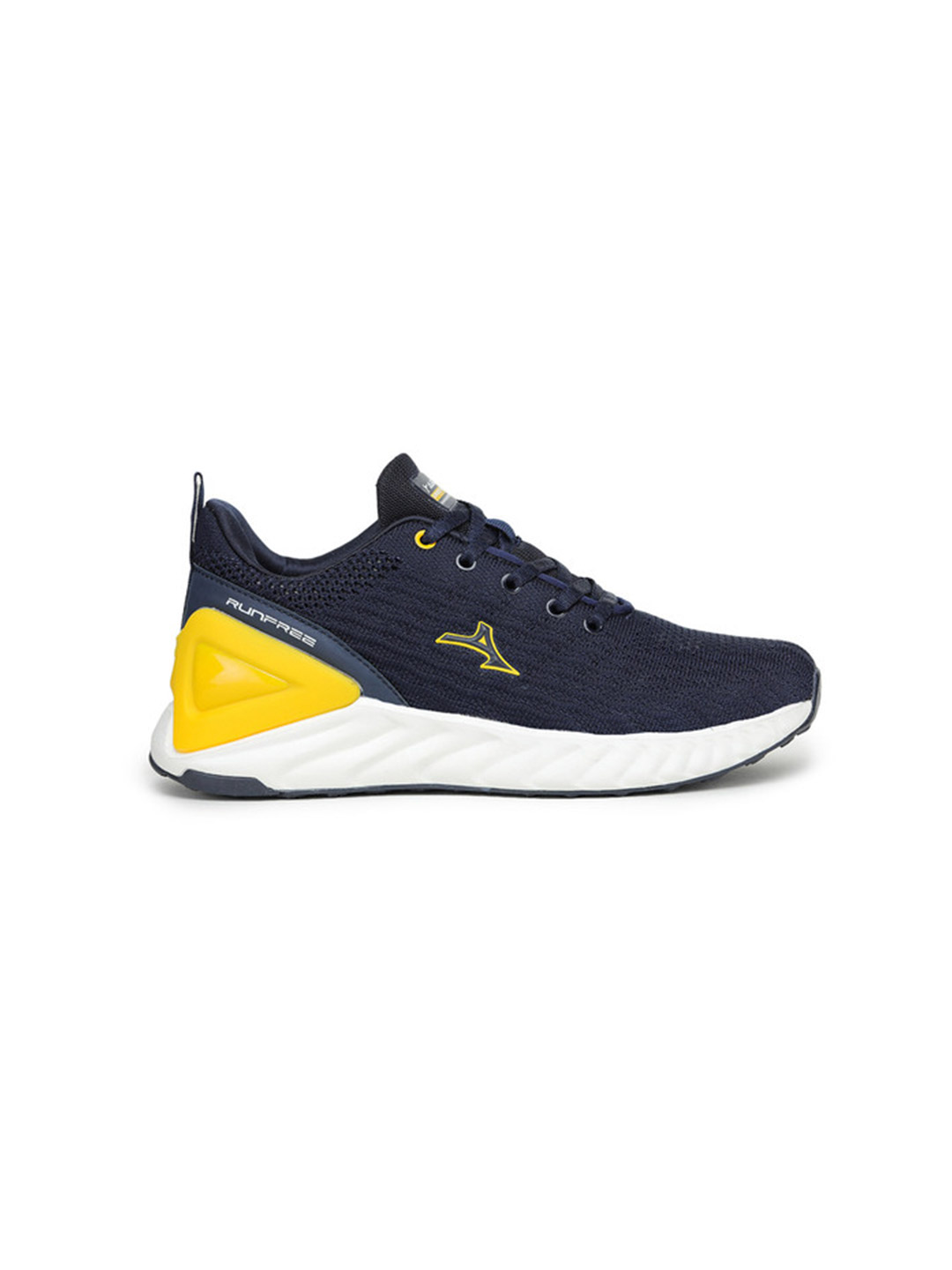 Abros Men Navy Blue & Mustard Altra-O Running Shoes (1)