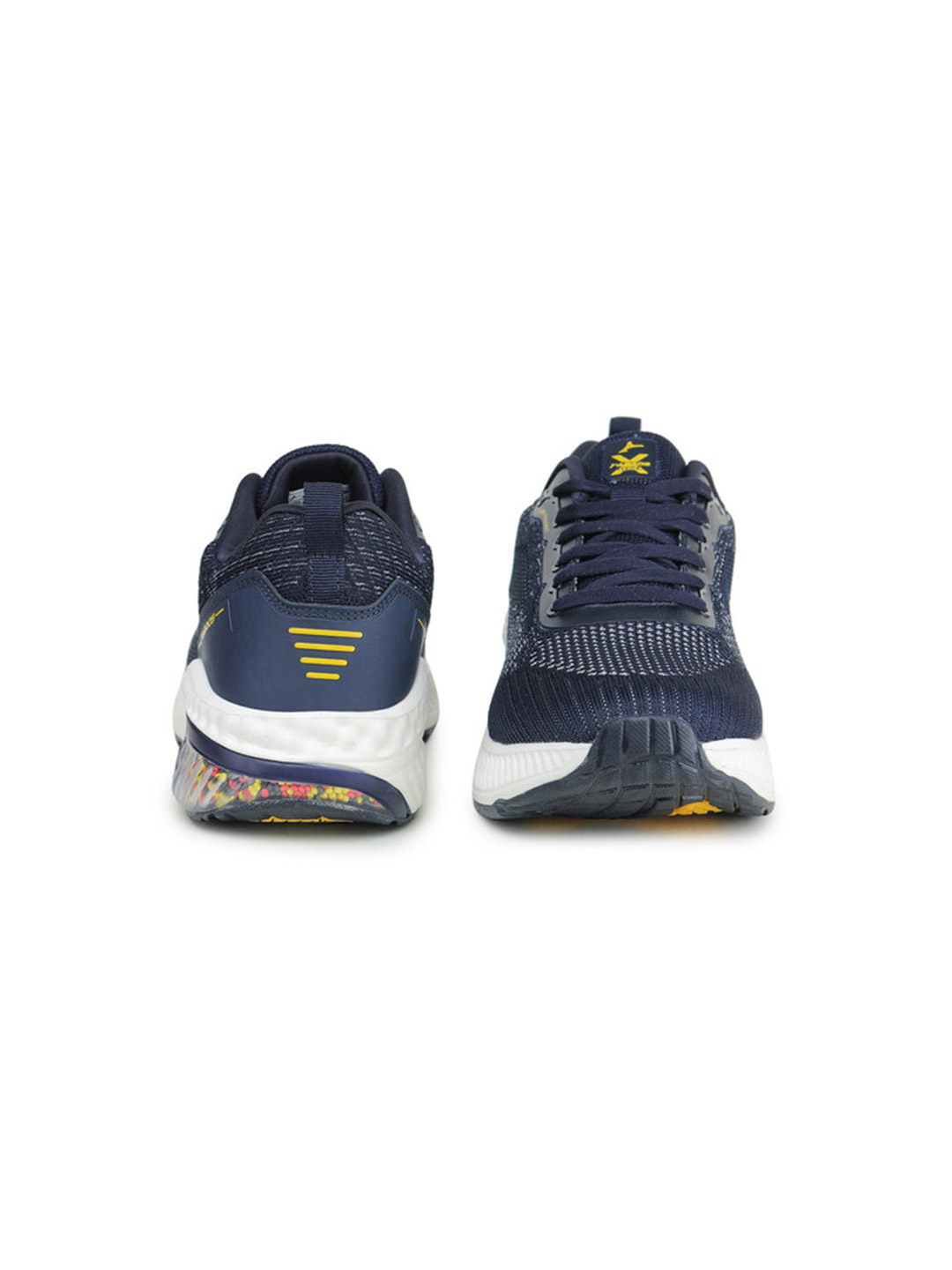 Abros Men Navy Blue & Mustard Triumph-O Running Shoes (3)