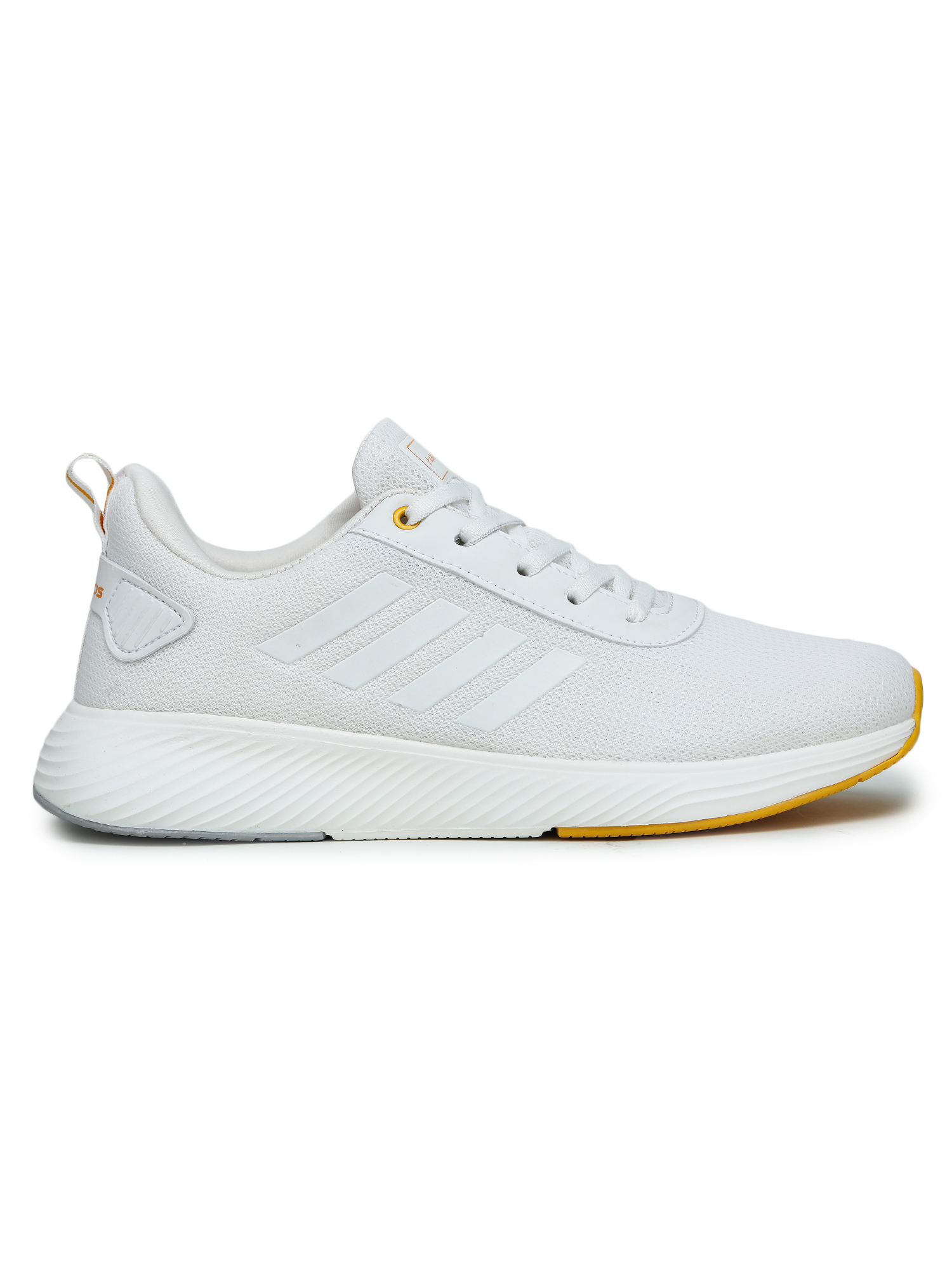 Abros Men White and Mustard Prime Pro Running Sports Shoes (1)