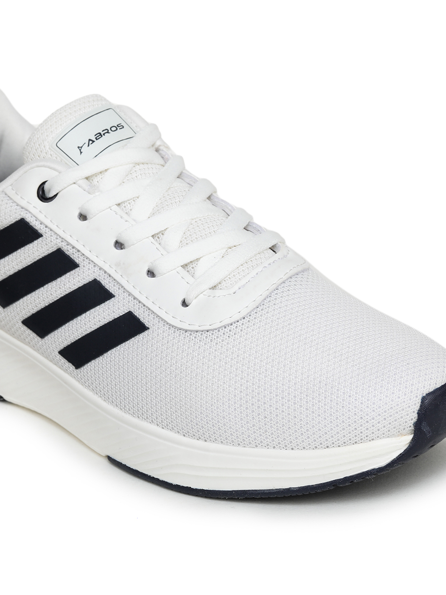 Abros Men White and Navy Blue Prime Pro Running Sports Shoes (6)