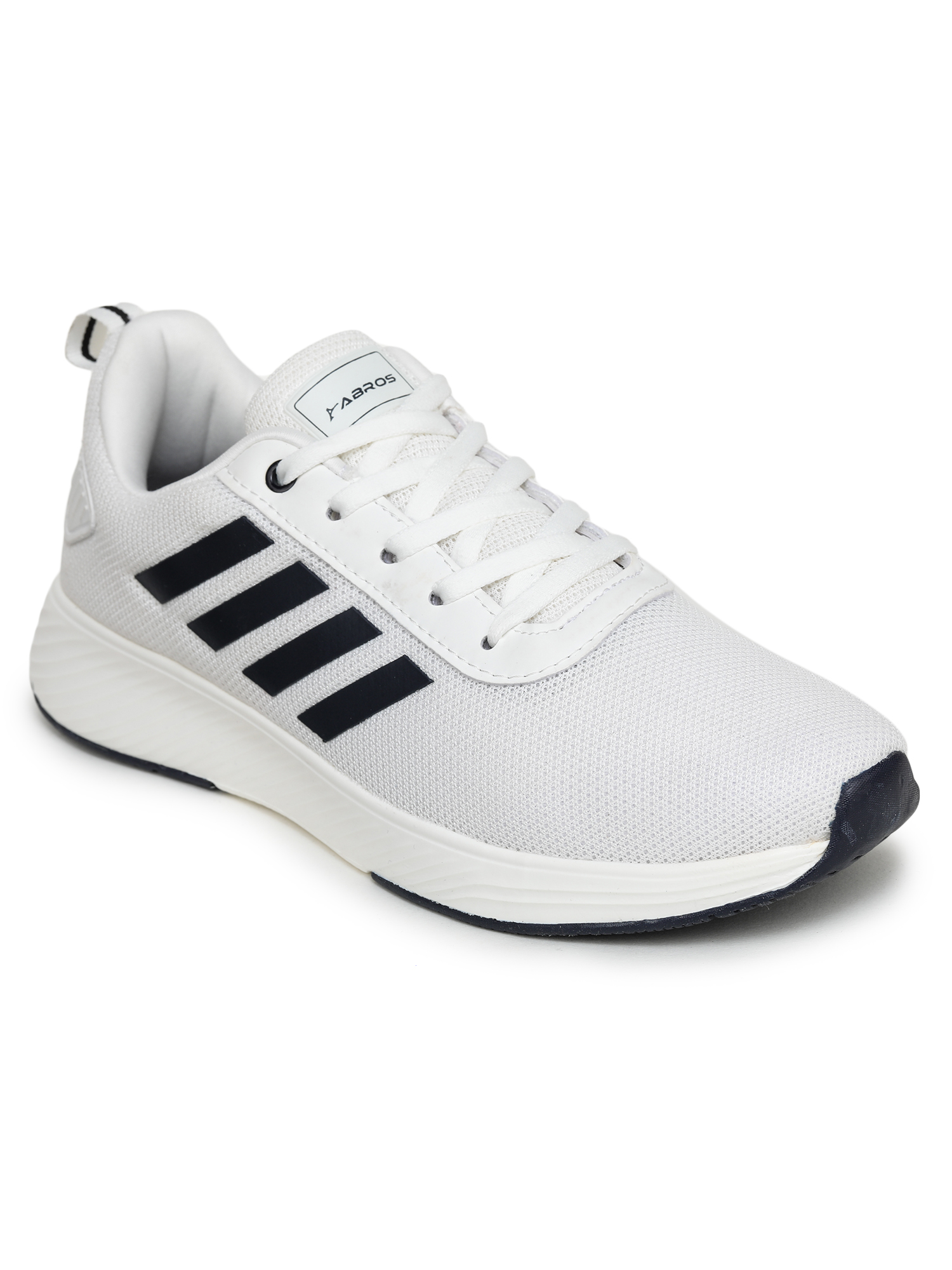 Abros Men White and Navy Blue Prime Pro Running Sports Shoes (2)