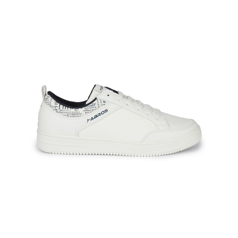 Abros Men White & Navy BLue TECHNO-4 Sneakers (1)