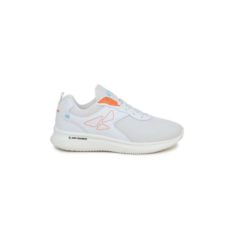 Abros Men White & Orange LAVISH Sports Shoes (1)