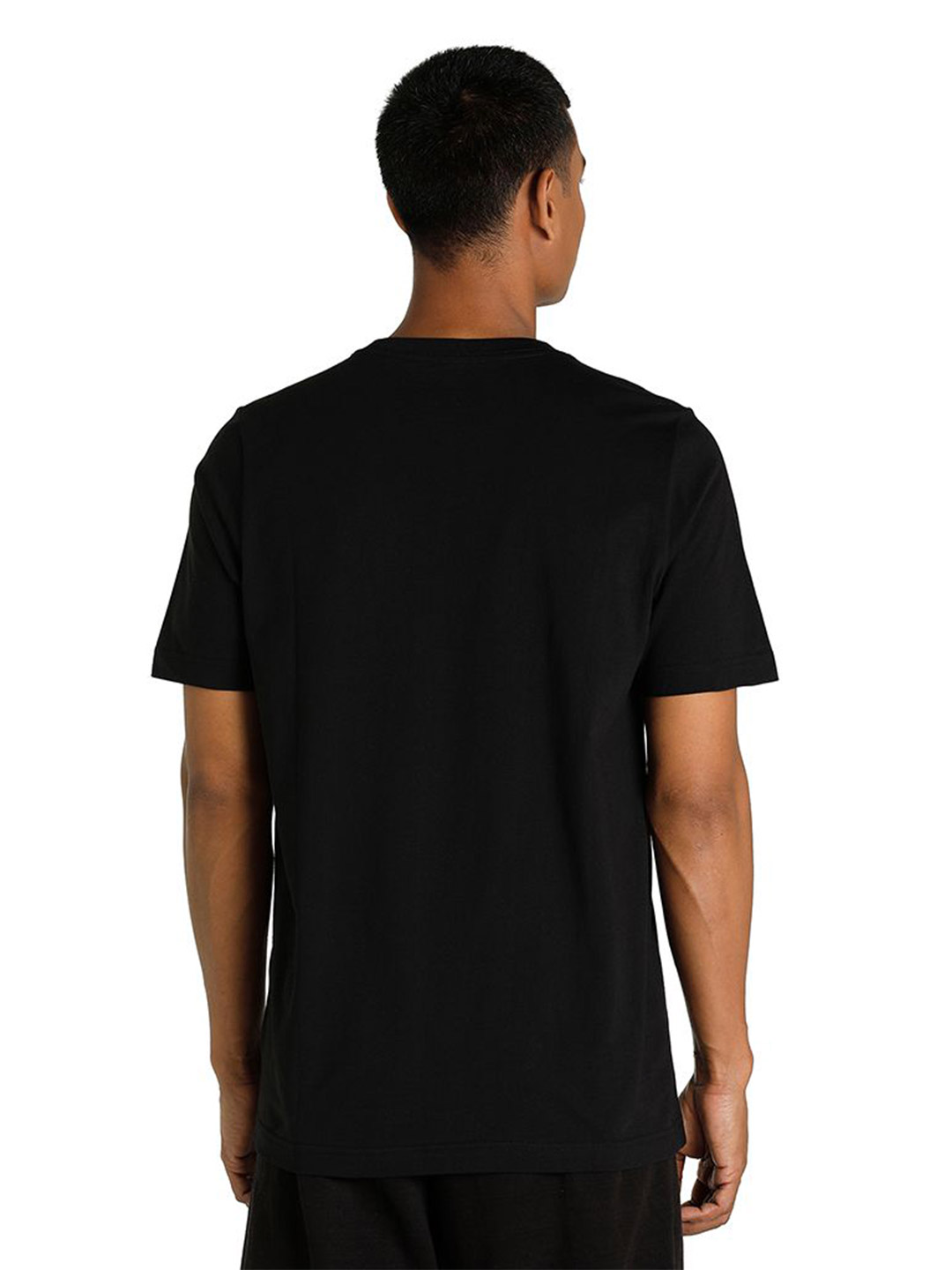AC Milan Men Black and Red Logo Printed Half Sleeves Round Neck Football Core T-Shirt (3)