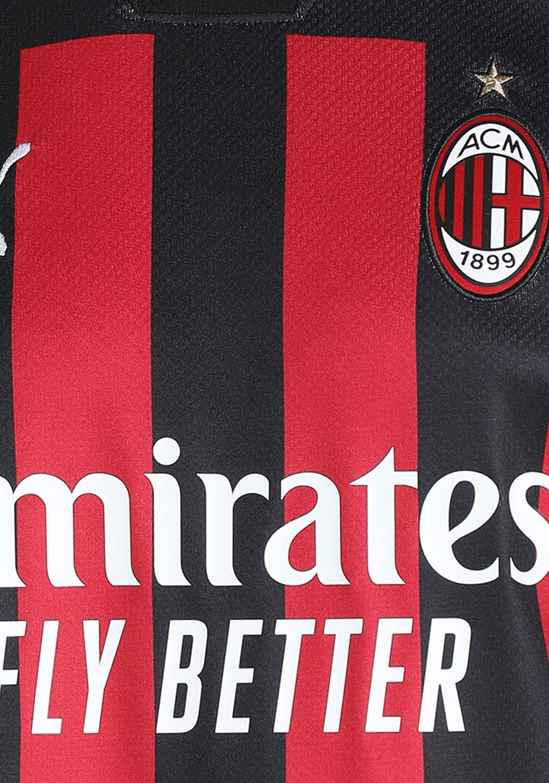 AC Milan Men Black and Red Printed Half Sleeves Round Neck Polyester Replica Jersey (6)